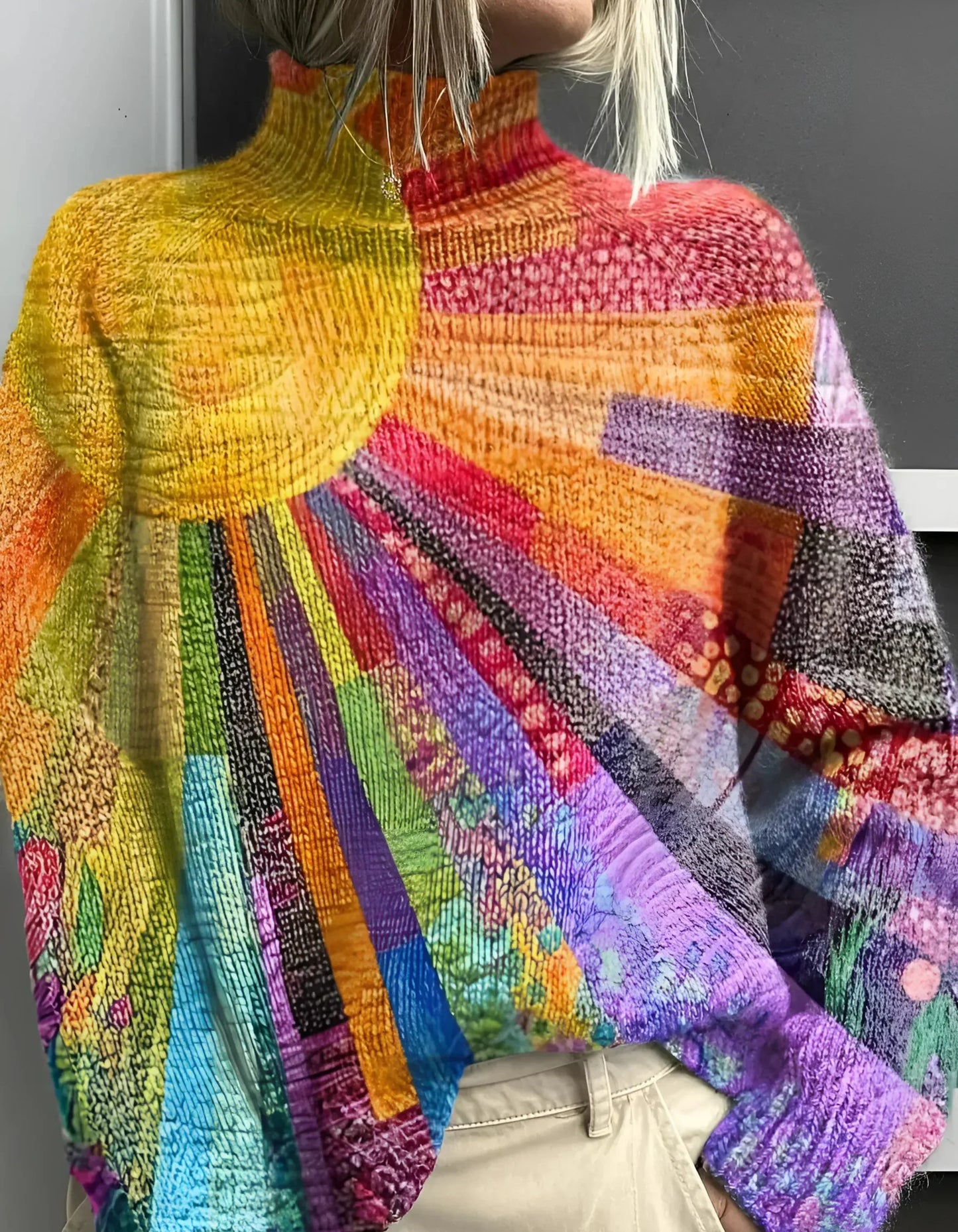 Ada | Col roulé coloré