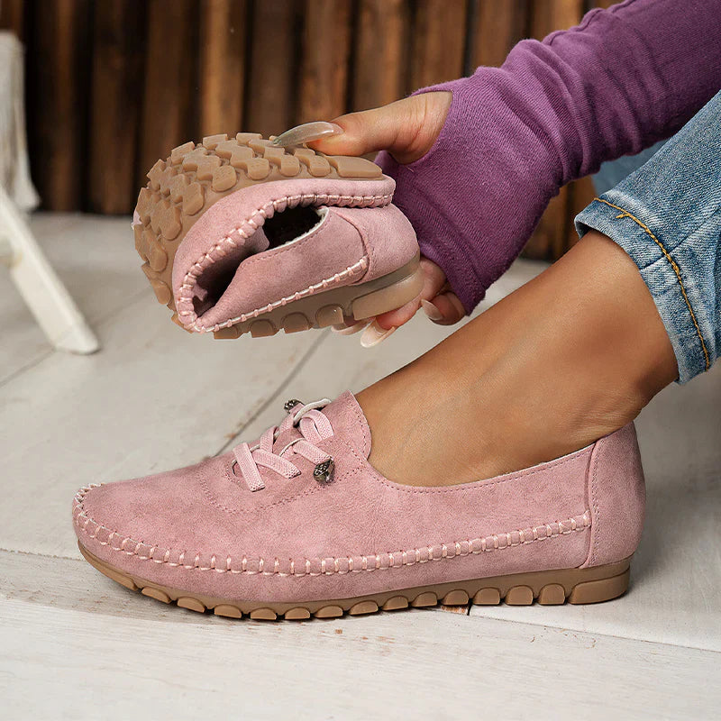 Mocassins décontractés à lacets Soft-Step pour femme