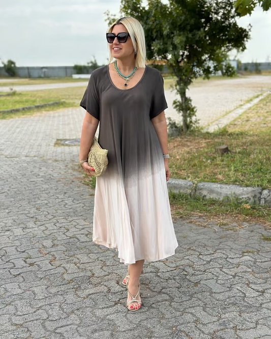 Liora™ – Robe ample aux dégradés de couleurs doux