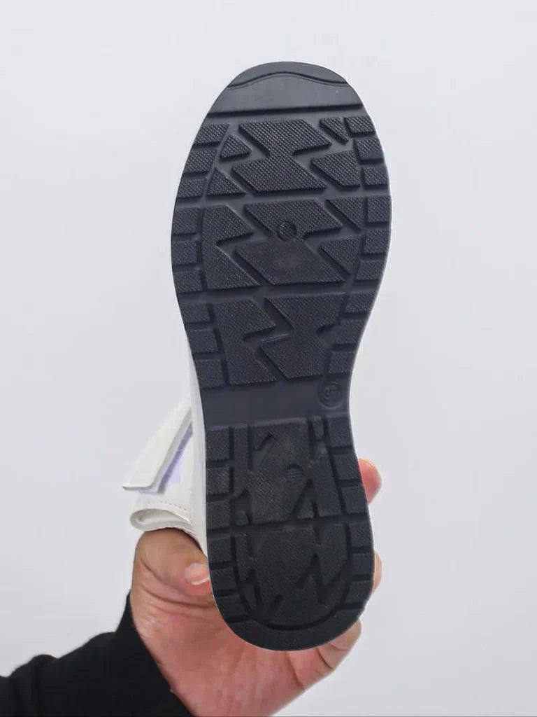 Sandales confortables pour la mariée, fermeture velcro, pour femmes