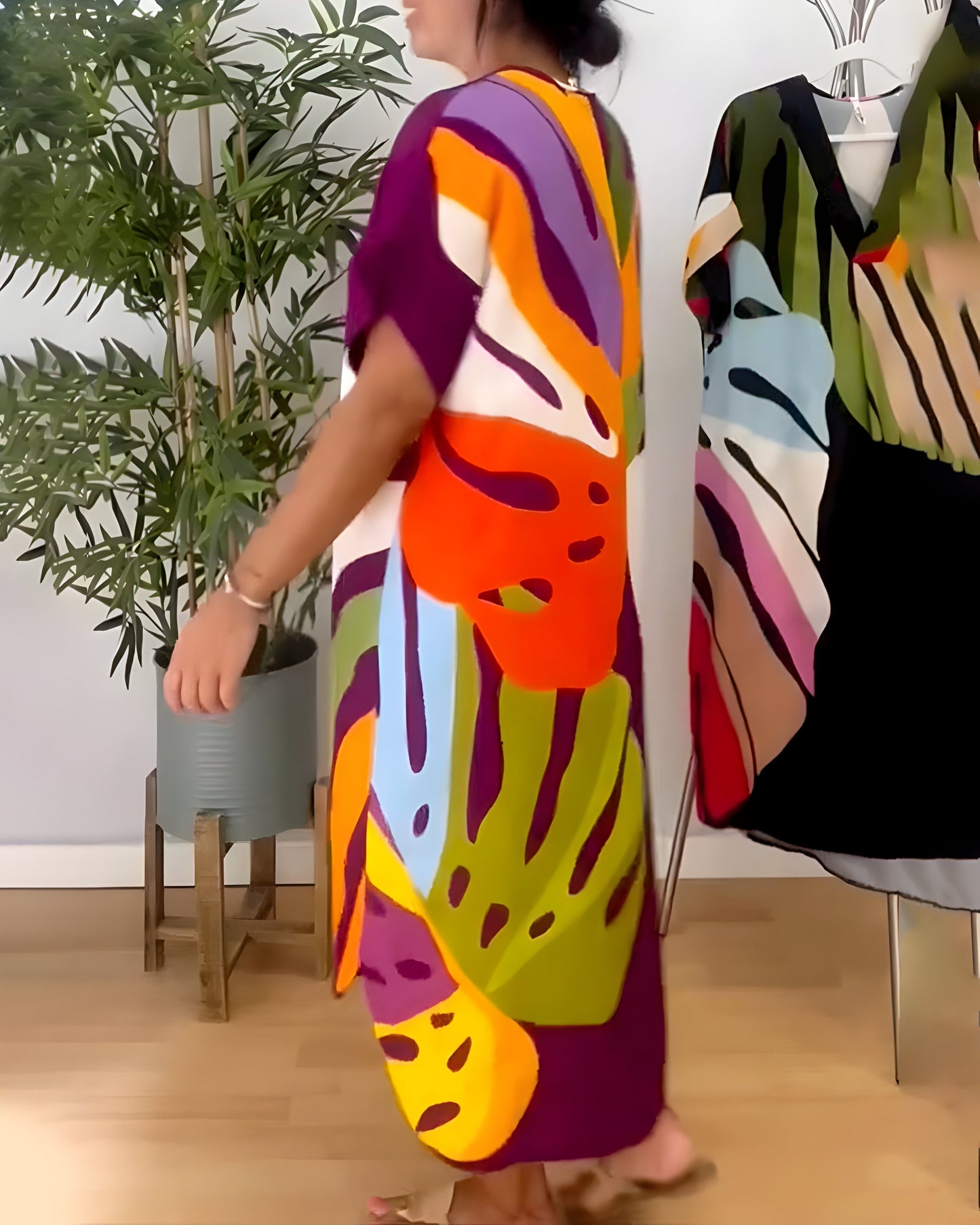 Rosaline™ - Robe décontractée colorée