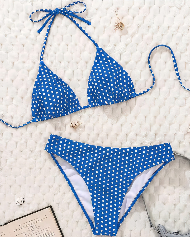 Bikini Bretelles À Pois
