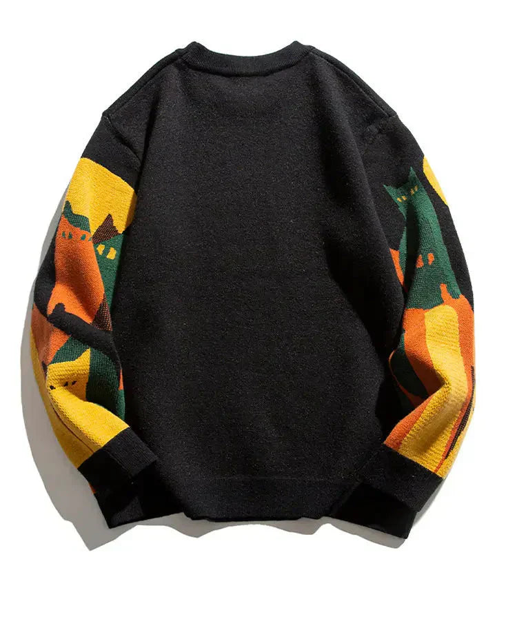 Zaya™ | Pull Chat au Clair de Lune