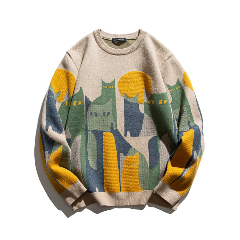 Zaya™ | Pull Chat au Clair de Lune
