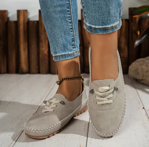 Mocassins décontractés à lacets Soft-Step pour femme 