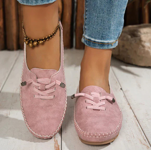 Mocassins décontractés à lacets Soft-Step pour femme 