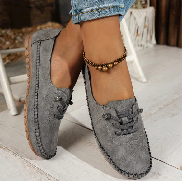 Mocassins décontractés à lacets Soft-Step pour femme 