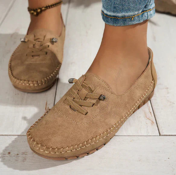 Mocassins décontractés à lacets Soft-Step pour femme 