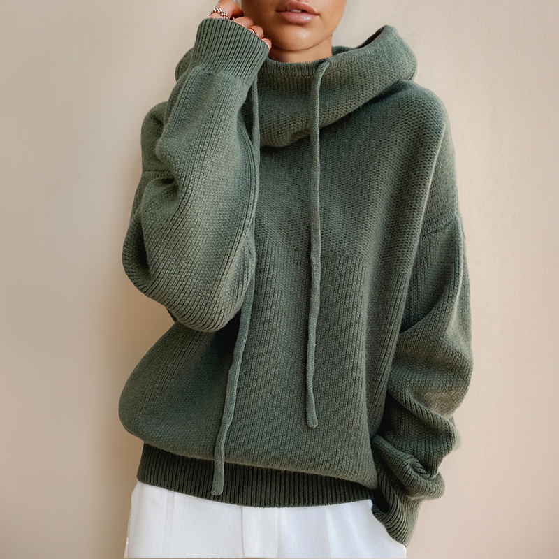 Cloe - Pull à col roulé en fine laine mérinos